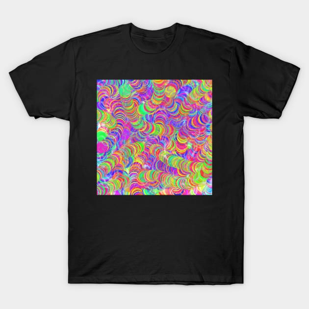 Trippy Spotted Wiggle Tubes T-Shirt by JamieWetzel